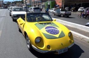 Brazil-Flag-Car