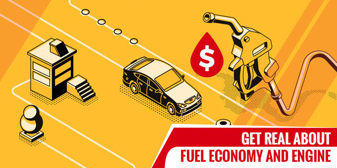 Car running on yellow background with Huge Fuel Nozzle with money as drop falling-out