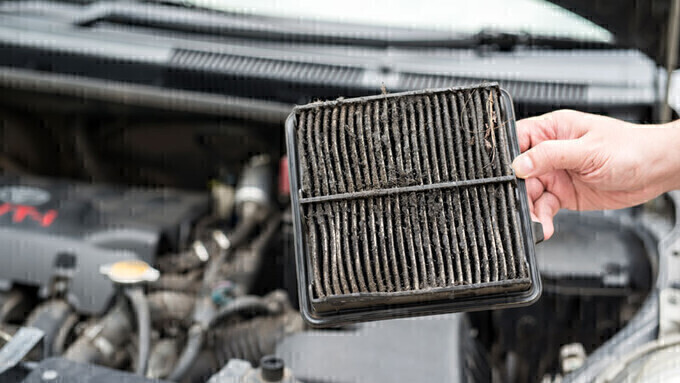 Dirty air filter